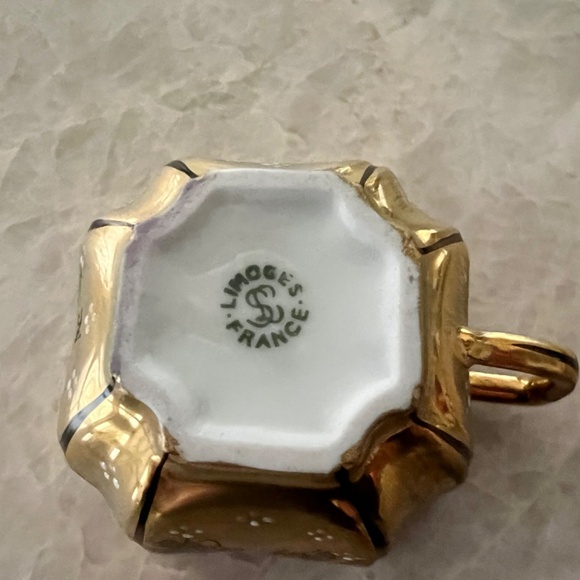 Hand Painted Rochard Limoges France 7 piece Coffee/ESPRESSO Set - Picture 6 of 16